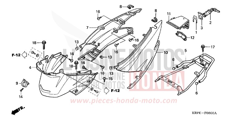 BODY COVER for SCV LEAD CANDY TAHITIAN BLUE (PB215) from 2005